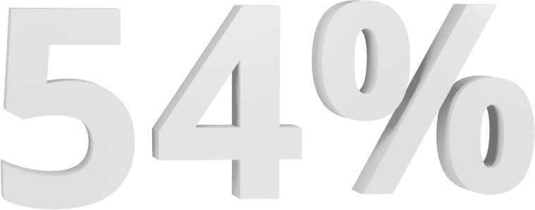 54%